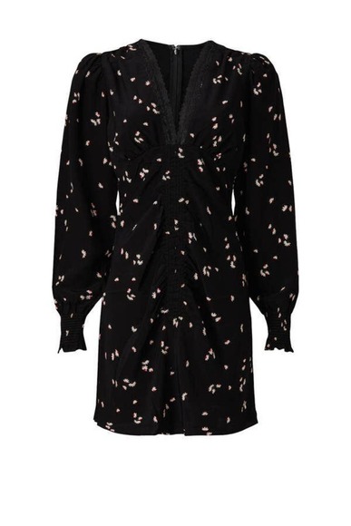 Thakoon Women's Collective $350 Floral Front Ruched Dress Size 4 - Picture 3 of 13